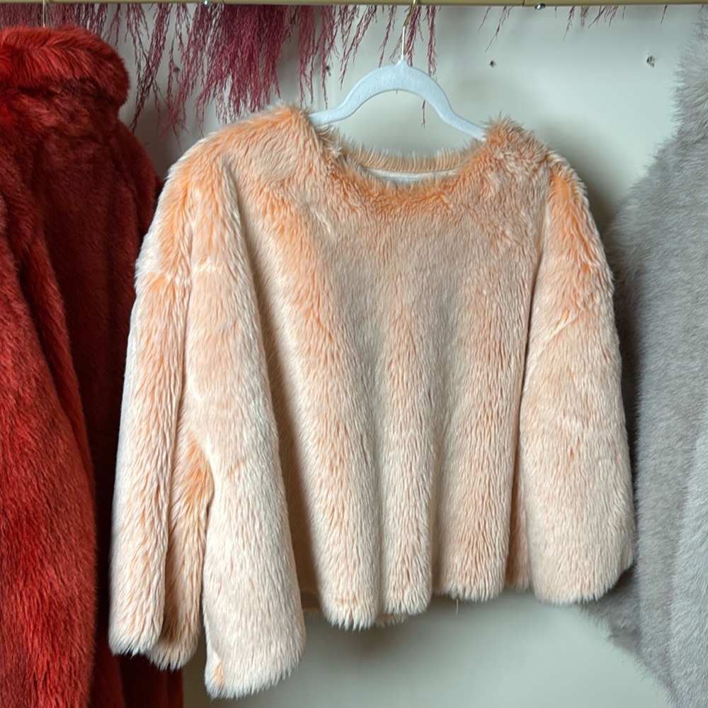 ZARA FUR TOP